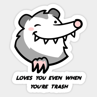 Trash Opossum Sticker